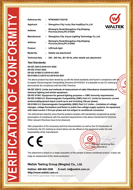 Certificate Of Honor