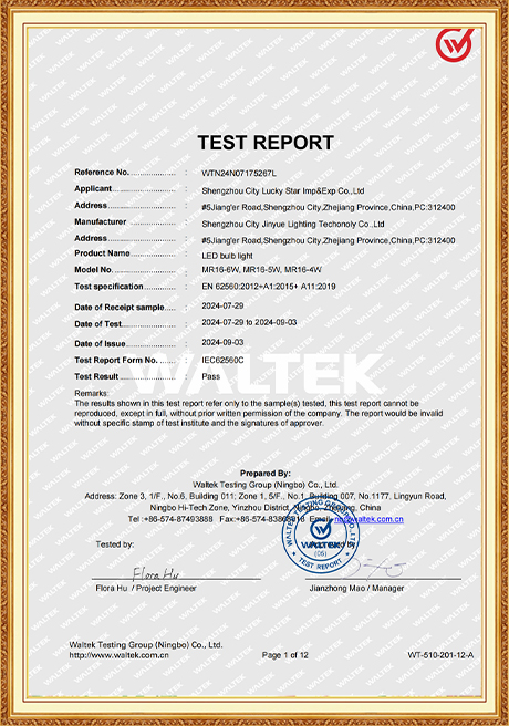 Certificate Of Honor