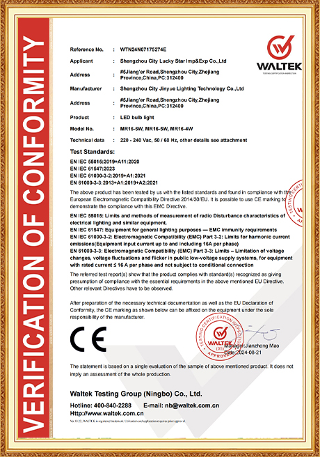 Certificate Of Honor